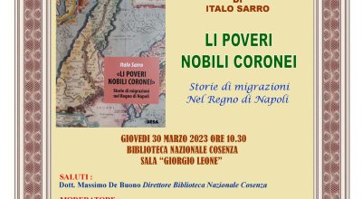 “Li poveri nobili Coronei” di Italo Sarro