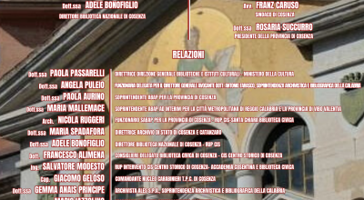 “L’Accademia Cosentina e la Biblioteca Civica di Cosenza: nuovi itinerari di crescita”