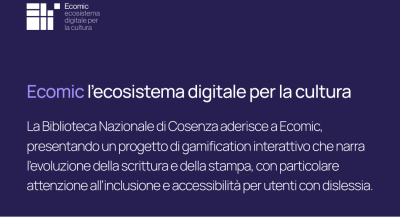 Ecomic: insieme per un ecosistema digitale della cultura