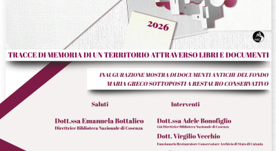 Domenica di Carta 2026 -“Tracce di memoria di un territorio attraverso libri e documenti”